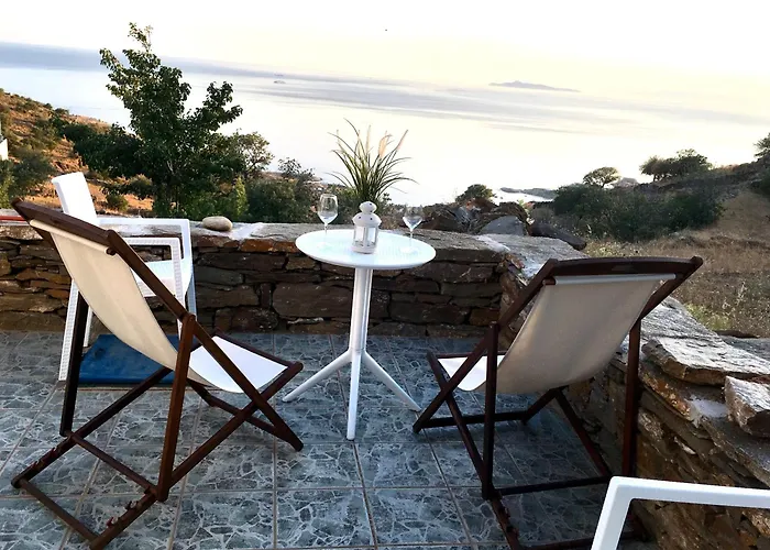 Kea Houses View - Μαγευτική Θέα Στο Αιγαίο Πέλαγος Φοιρα Κατω Μερια Κεασ