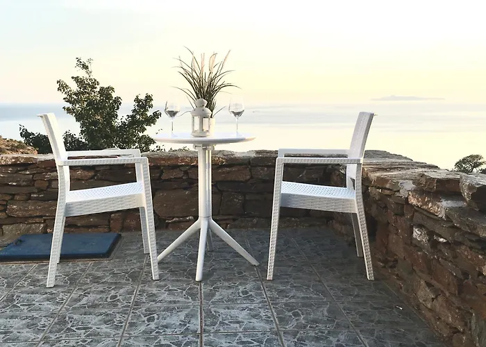 Kea Houses View - Μαγευτική Θέα Στο Αιγαίο Πέλαγος Φοιρα Κατω Μερια Κεασ