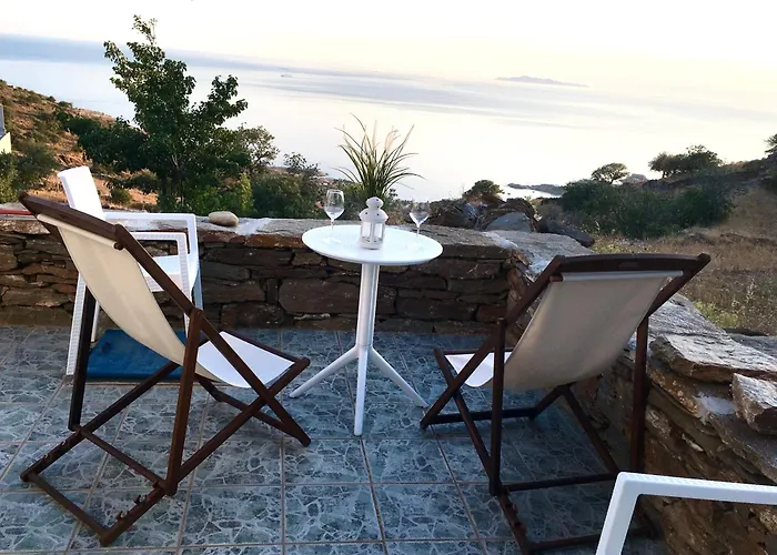 Kea Houses View - Μαγευτική Θέα Στο Αιγαίο Πέλαγος Φοιρα Κατω Μερια Κεασ