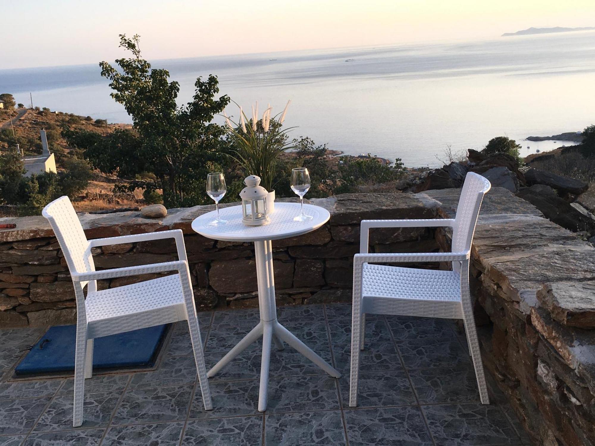 Appartement Kea View - μαγευτική θέα στο αιγαίο πέλαγος φοιρα κατω μερια κεασ *