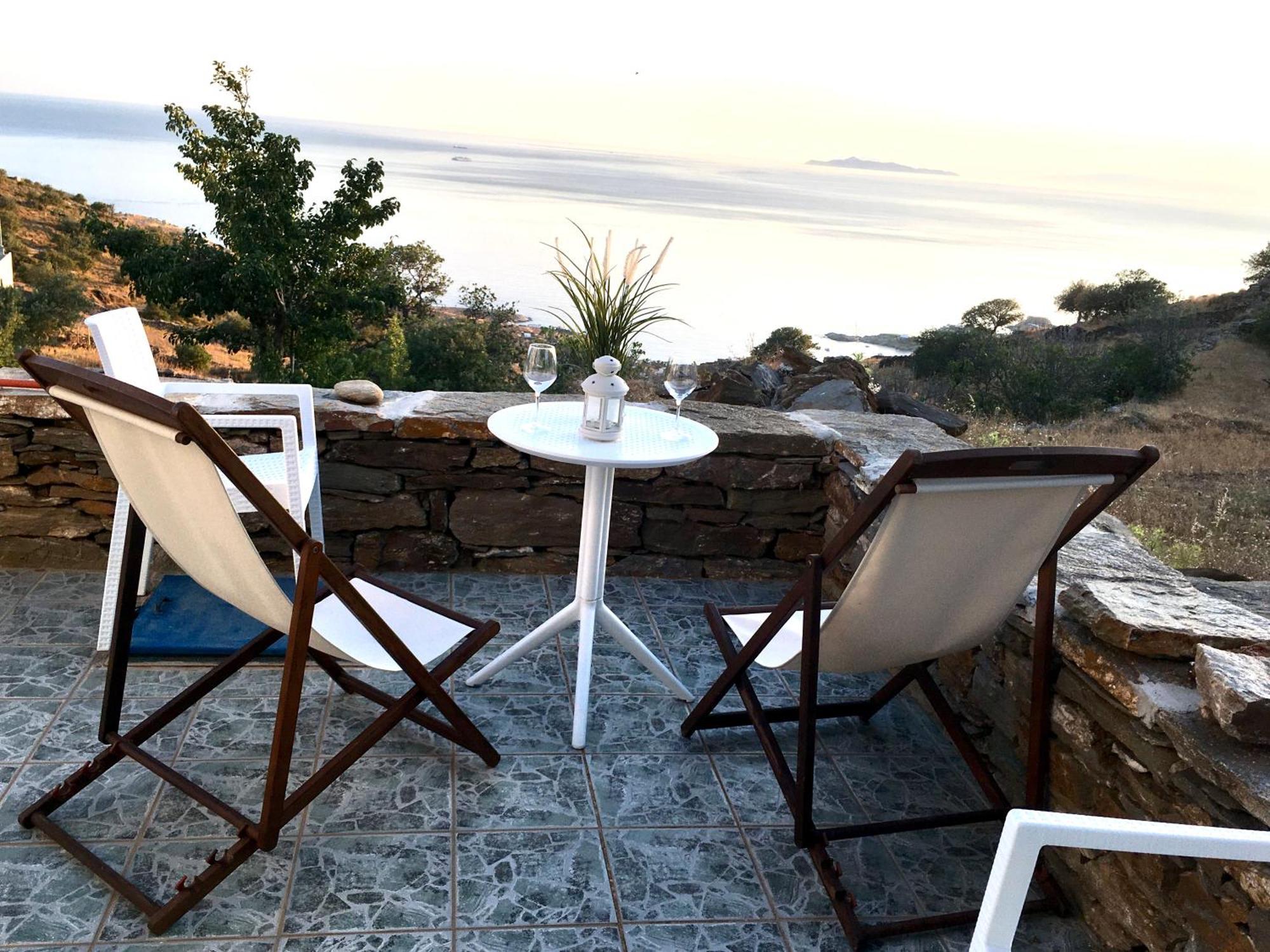 Appartement Kea View - μαγευτική θέα στο αιγαίο πέλαγος φοιρα κατω μερια κεασ